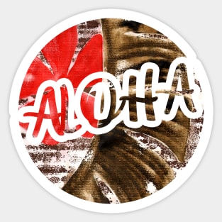 Vintage Aloha Sticker